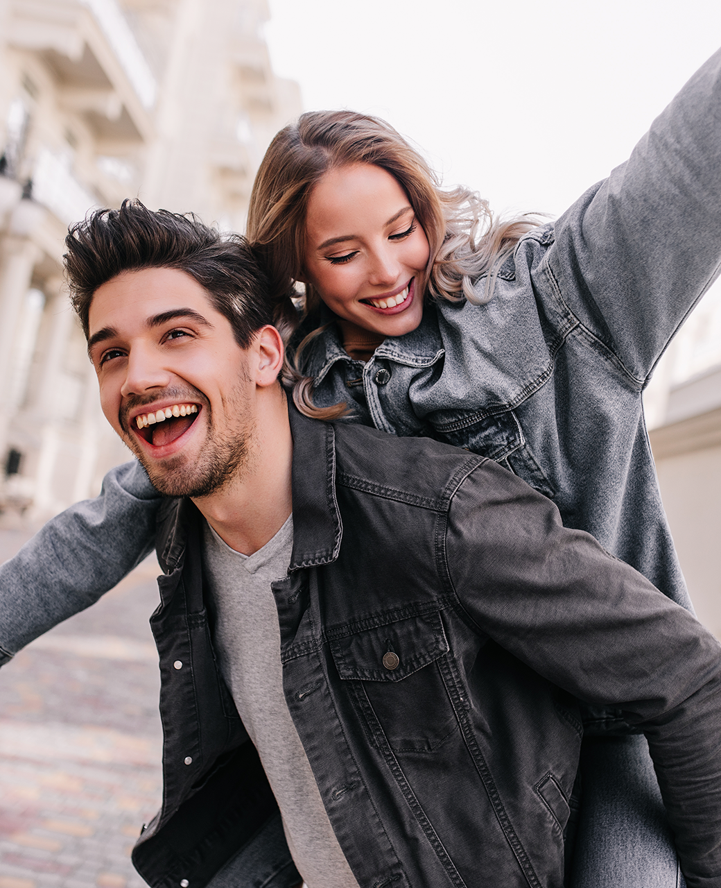 guy woman happy-balanced drip